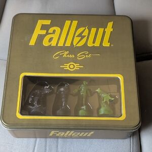 Collector's Edition Fallout Chess Set in Metal Tin